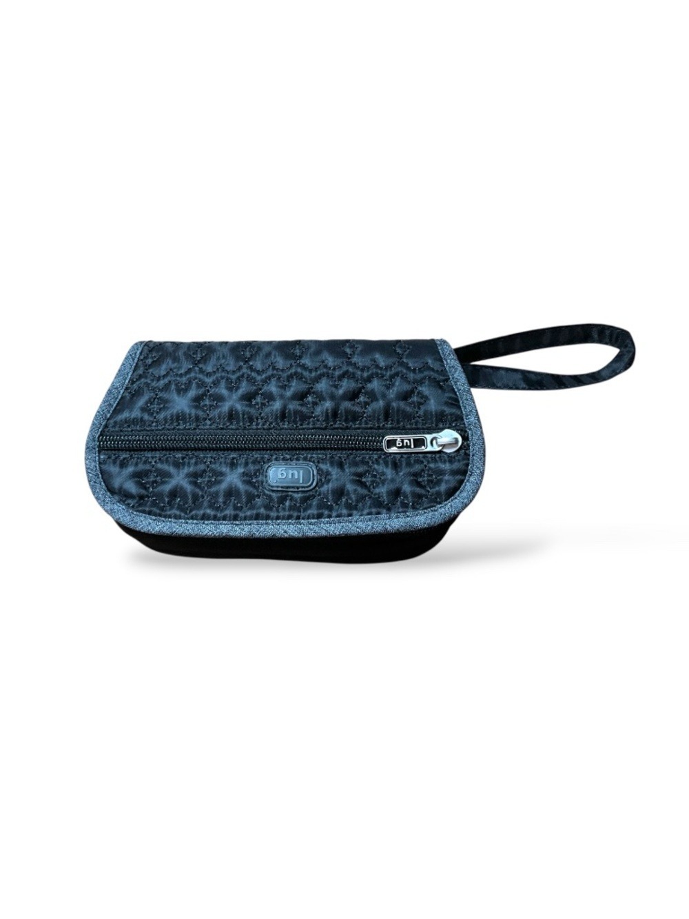 LUG Travel FLIPPER Jewelry Clutch Organizer Case Holder in FOG GREY Wristlet - Picture 3 of 10